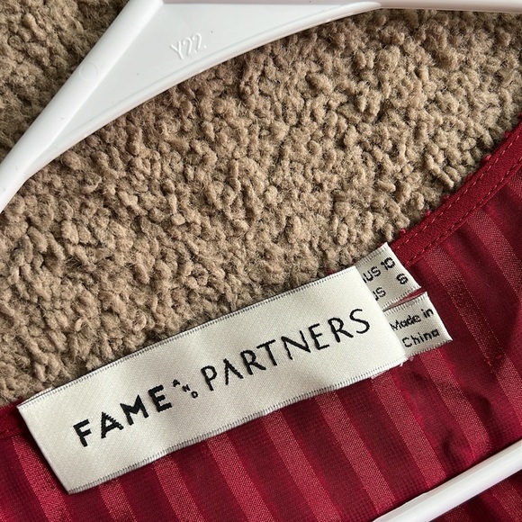 Fame and Partners The Rachel Wrap Gown Red - Picture 9 of 10